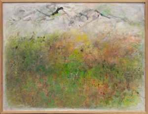 Plaine de Simiane, 1964. Huile sur toile, 88.5 x 116 cm