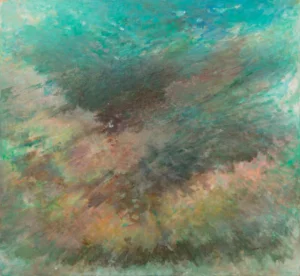 Sans titre, 1960. Huile sur toile, 125 x 135 cm